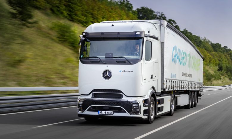 نسل جدید کامیونهای مرسدس بنز eActros 600 معرفی شد