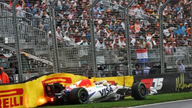 تصادف شدید در فرمول یک بریتانیا 2025