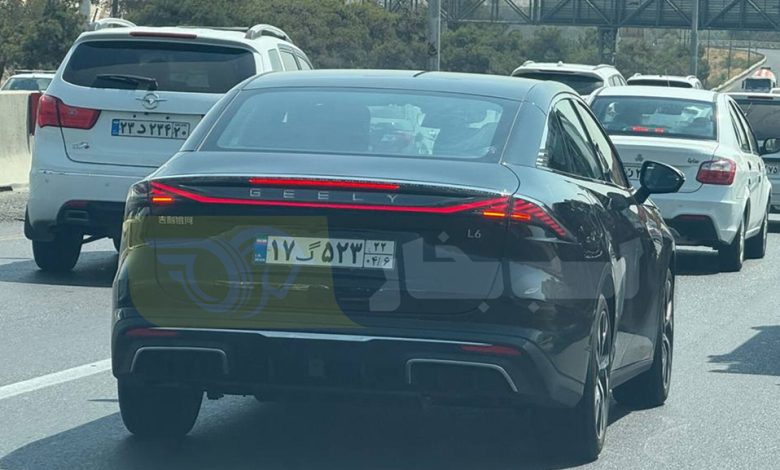 ودروی جدید کرمان موتور با پلاک گذر موقت در حال تست خیابانی رؤیت شد