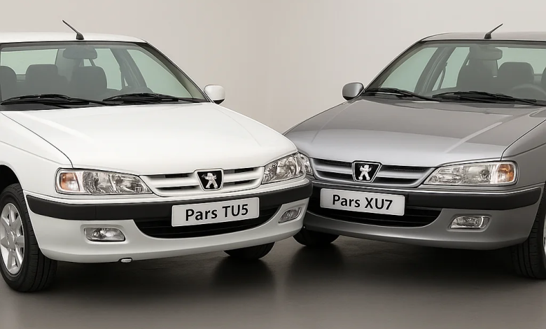 مقایسه پژو پارس TU5 و XU7