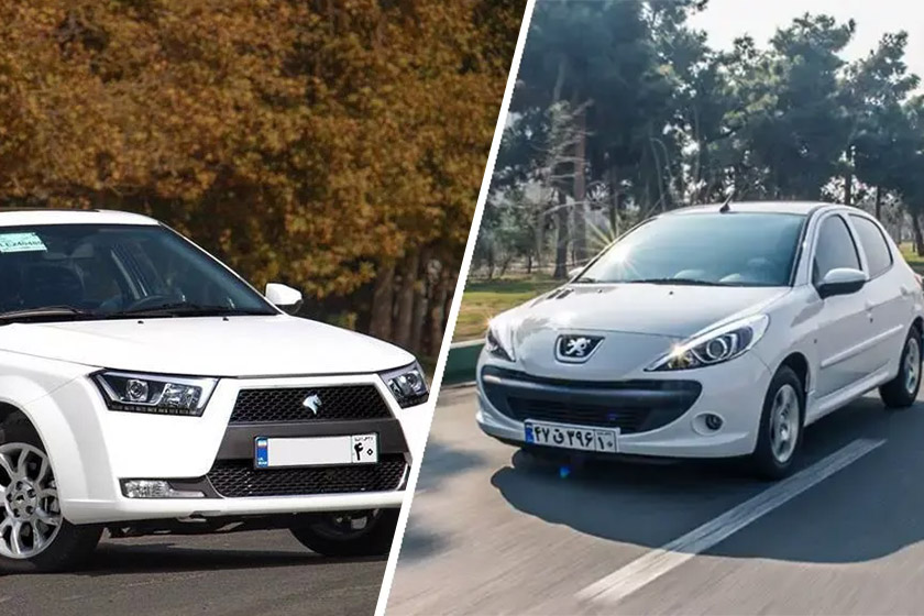 قیمت بازار محصولات ایران‌خودرو و سایپا (8 مهر)