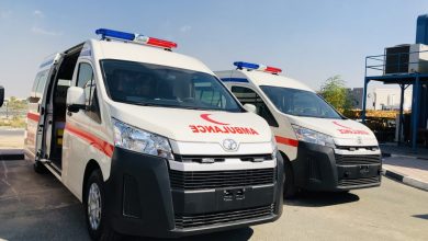 آمبولانس تویوتا هایس در راه ایران