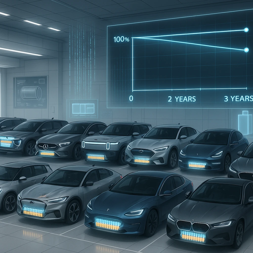 طول عمر باتری خودروهای برقی