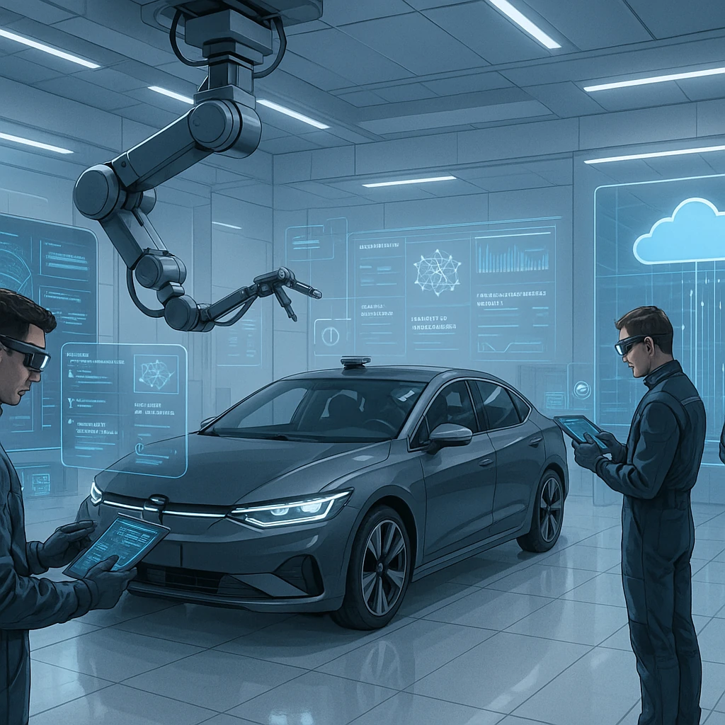 انقلاب پنهان در تعمیرات خودروهای خودران