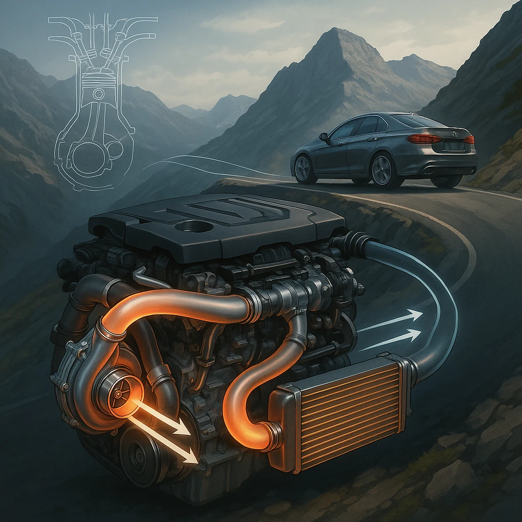 ضعف موتورهای توربوشارژر در سربالایی