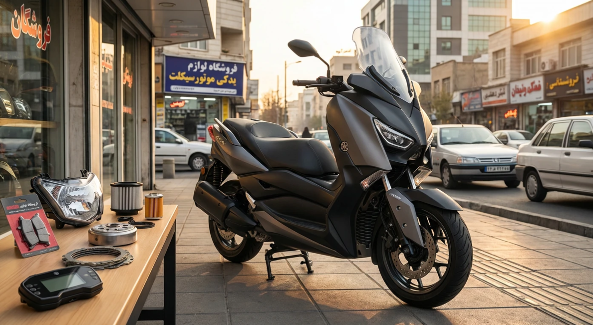 قیمت لوازم یدکی یاماها XMAX 250 چقدر است؟