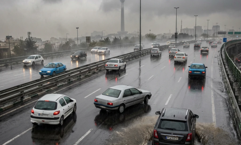 هشدار جدی برای رانندگان تهرانی در روزهای بارانی
