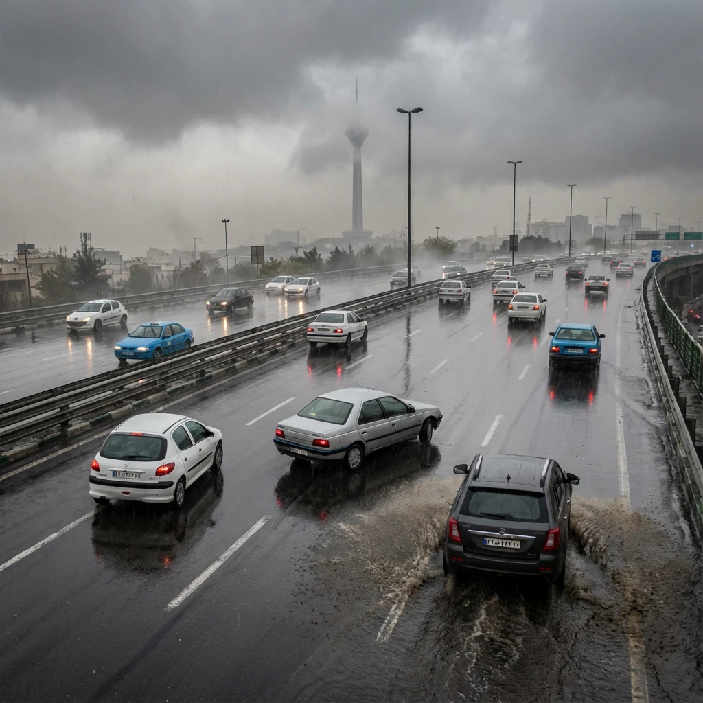 هشدار جدی برای رانندگان تهرانی در روزهای بارانی