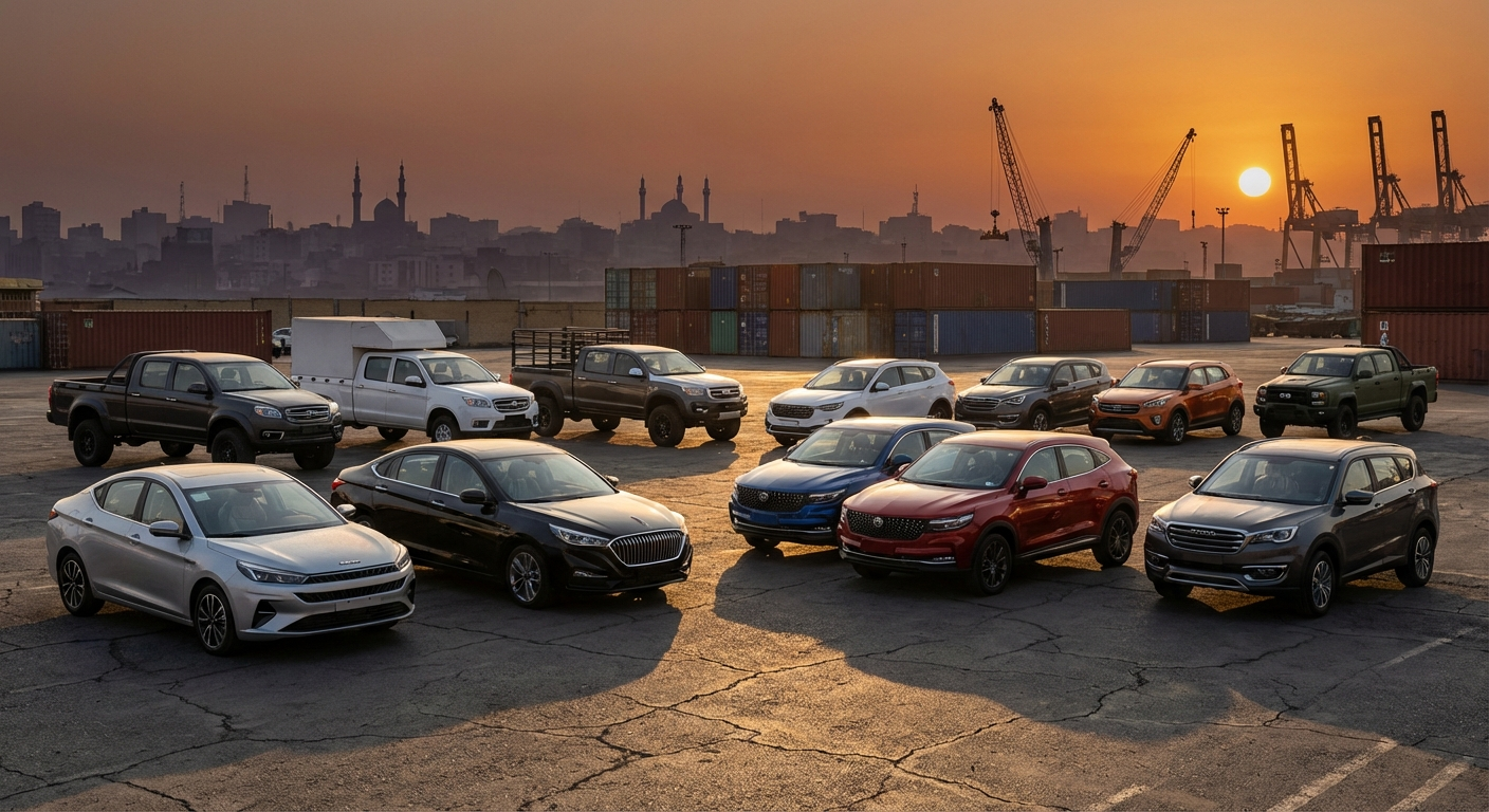 ۹ محصول سواری بهمن‌موتور روی میز مزایده