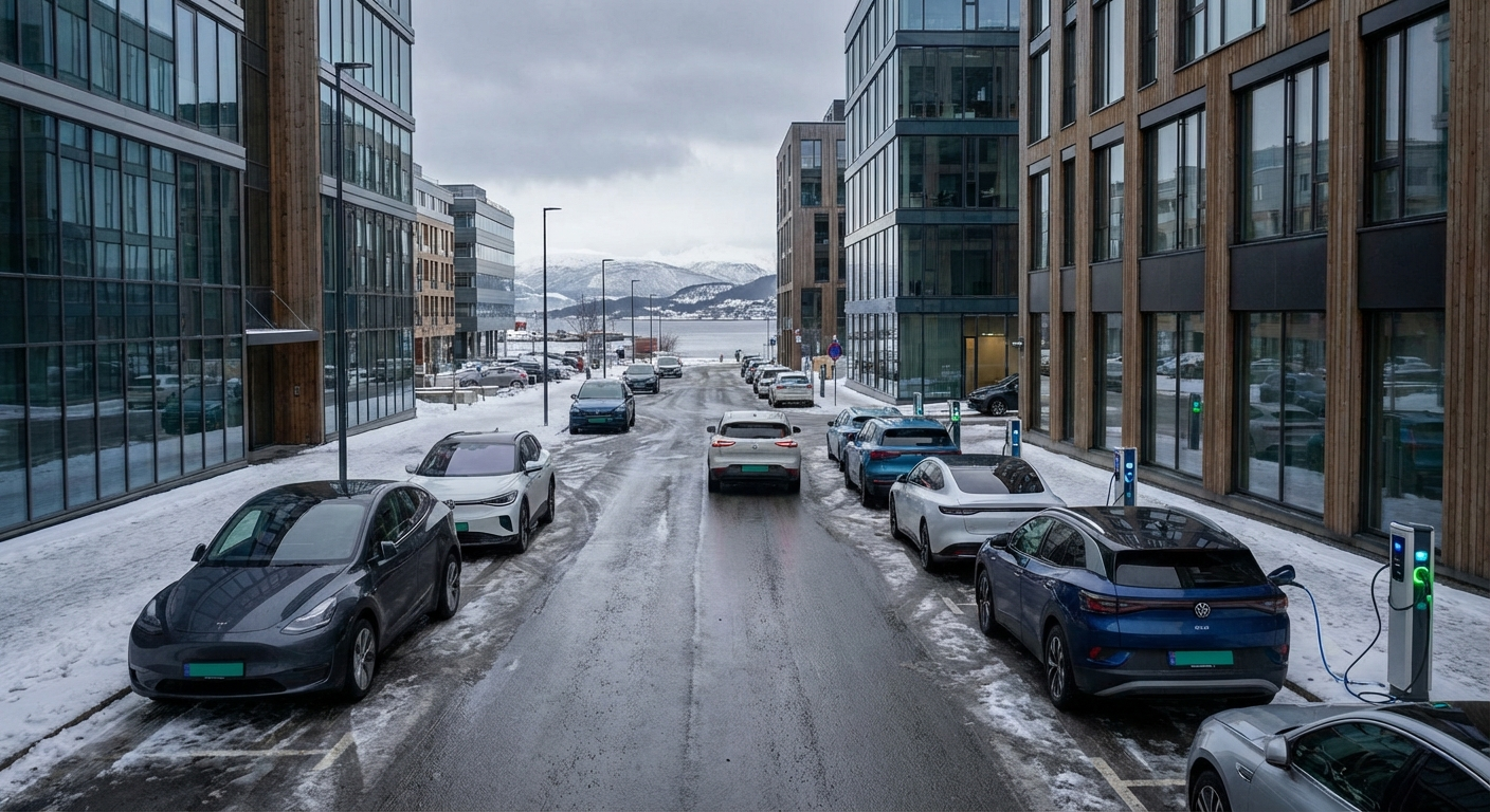 نروژ در آستانه حذف کامل بنزینی‌ها؛ ۹۶ درصد بازار خودرو برقی شد