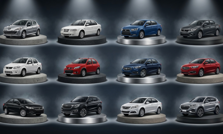 خانواده پژو ۲۰۷ (دستی، TU3 و اتوماتیک): ۱۲۹,۱۲۷ دستگاه ۲. خانواده سورن پلاس (تمام سایت‌ها): ۱۱۶,۵۴۹ دستگاه ۳. خانواده دنا (پلاس، توربو و اتوماتیک): ۷۱,۳۱۷ دستگاه ۴. خانواده تارا (دستی و اتوماتیک): ۶۶,۴۴۶ دستگاه ۵. خانواده ساینا (S، گازسوز و ۲۳۲): ۵۶,۰۰۲ دستگاه ۶. خانواده کوییک (R، S و اتوماتیک): ۴۵,۱۴۸ دستگاه ۷. شاهین (دستی و اتوماتیک): ۲۴,۳۷۷ دستگاه ۸. فیدیلیتی: ۱۳,۶۰۹ دستگاه ۹. جک J4: ۱۱,۵۷۶ دستگاه ۱۰. KMC X5: ۹,۷۱۷ دستگاه