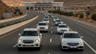 تردد خودروهای پلاک منطقه آزاد