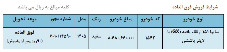 وانت سایپا ۱۵۱